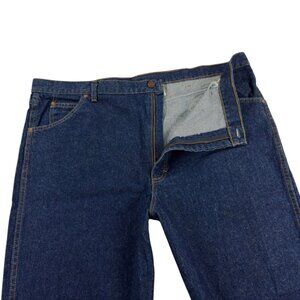 Vintage Sears Roebucks Jeans Mens 44 x 30 Straight Leg Dark Wash USA Made NOS